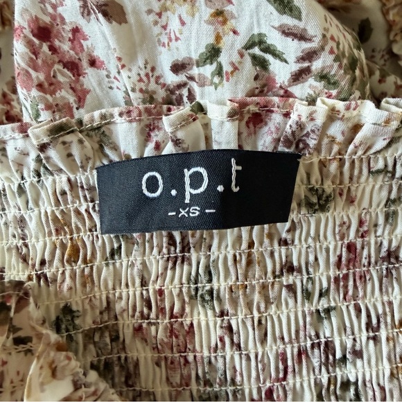 O.P.T Cara Floral Midi Dress Size XS 41695 - Picture 9 of 12